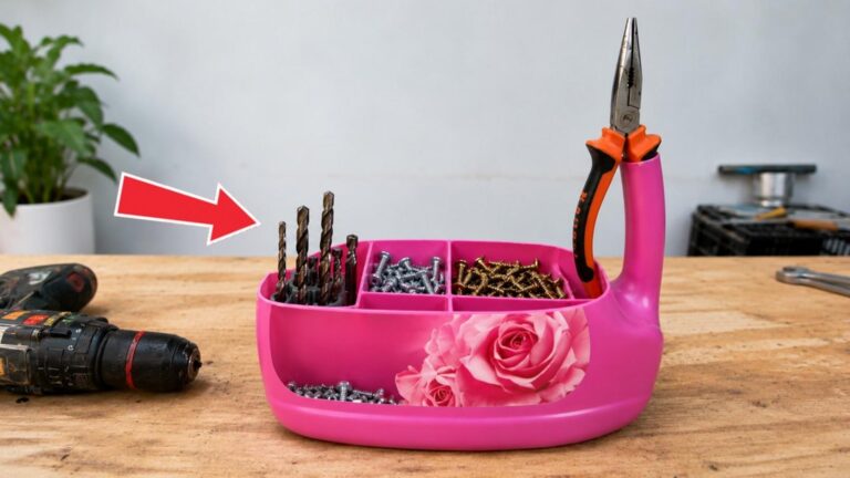 10 kreatywnych sposobów na przechowywanie wierteł i śrub w DIY