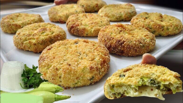 PIECZONE MEDALIONY Z RICOTTY I CUKINII 🥒 lekkie i smaczne