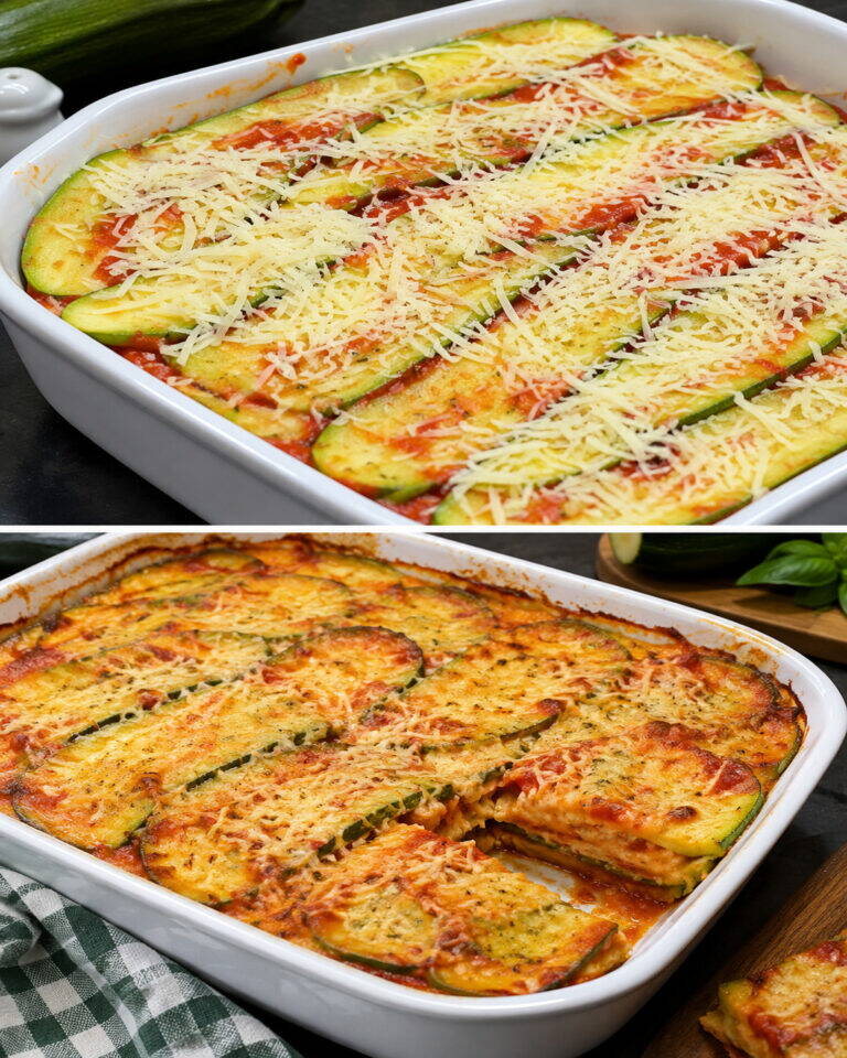 Wszyscy pokochali to łatwe danie z cukinii. 😋 Warzywna lasagne